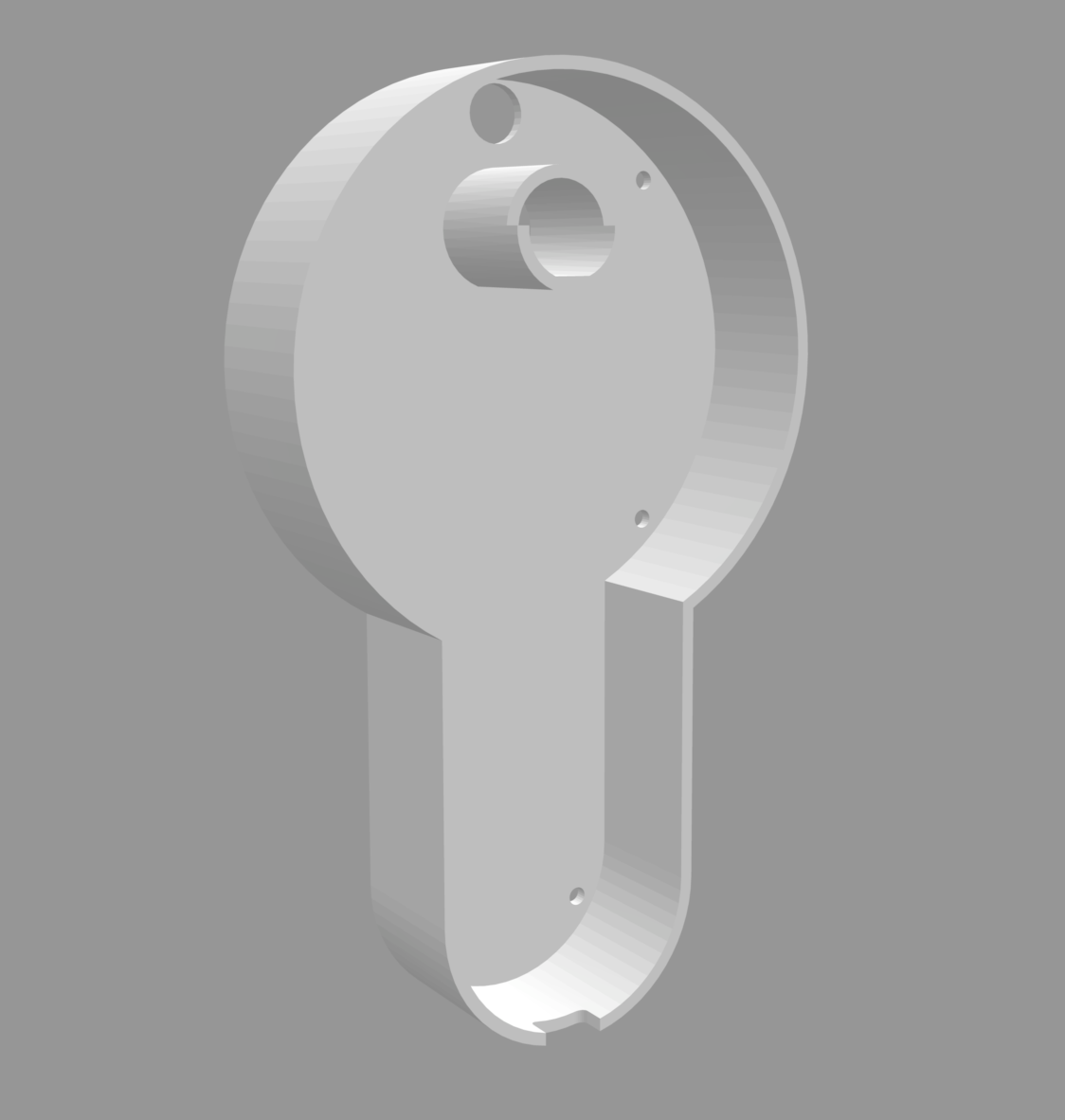 Top Half Of The Casing Model