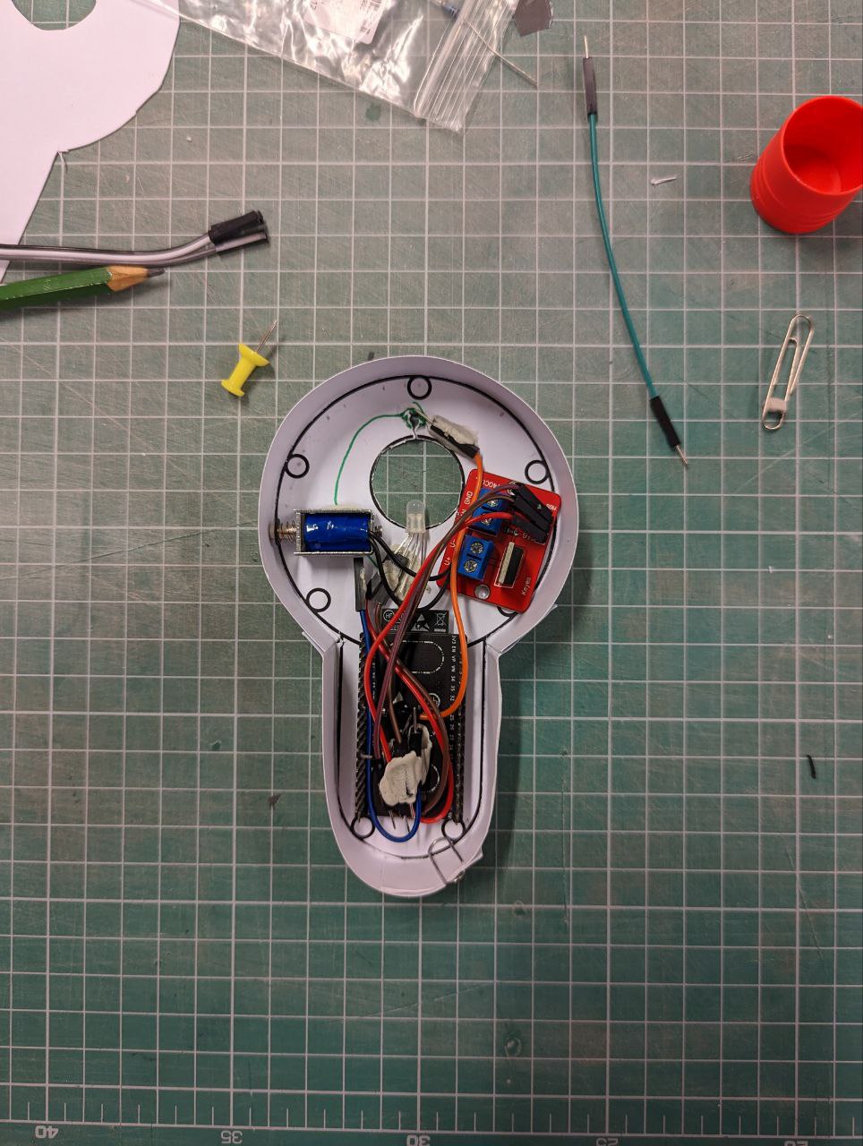 Paper Mockup Of The Casing