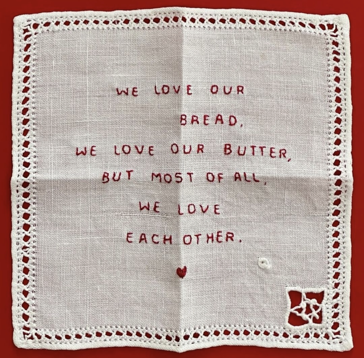 We love our bread - cookbook illustration